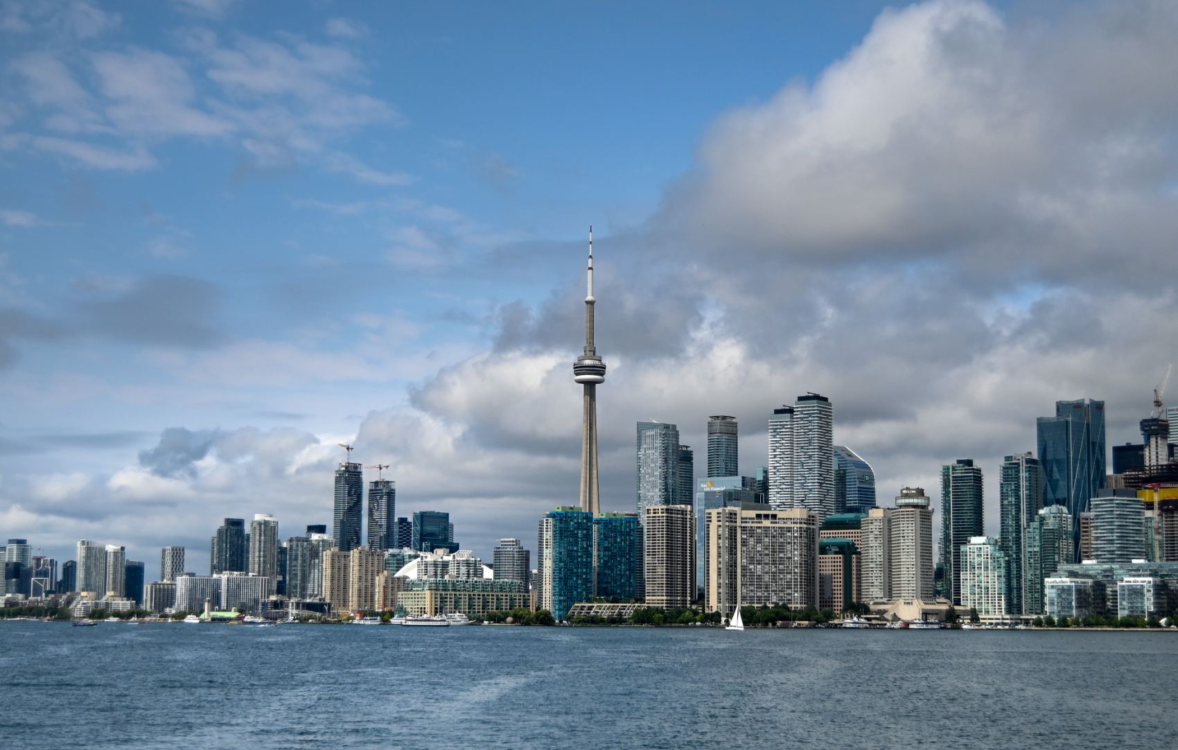 Toronto skyline from the harbour